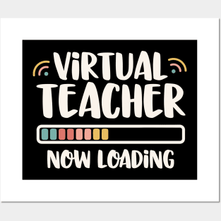 Virtual Teacher Now Loading Posters and Art